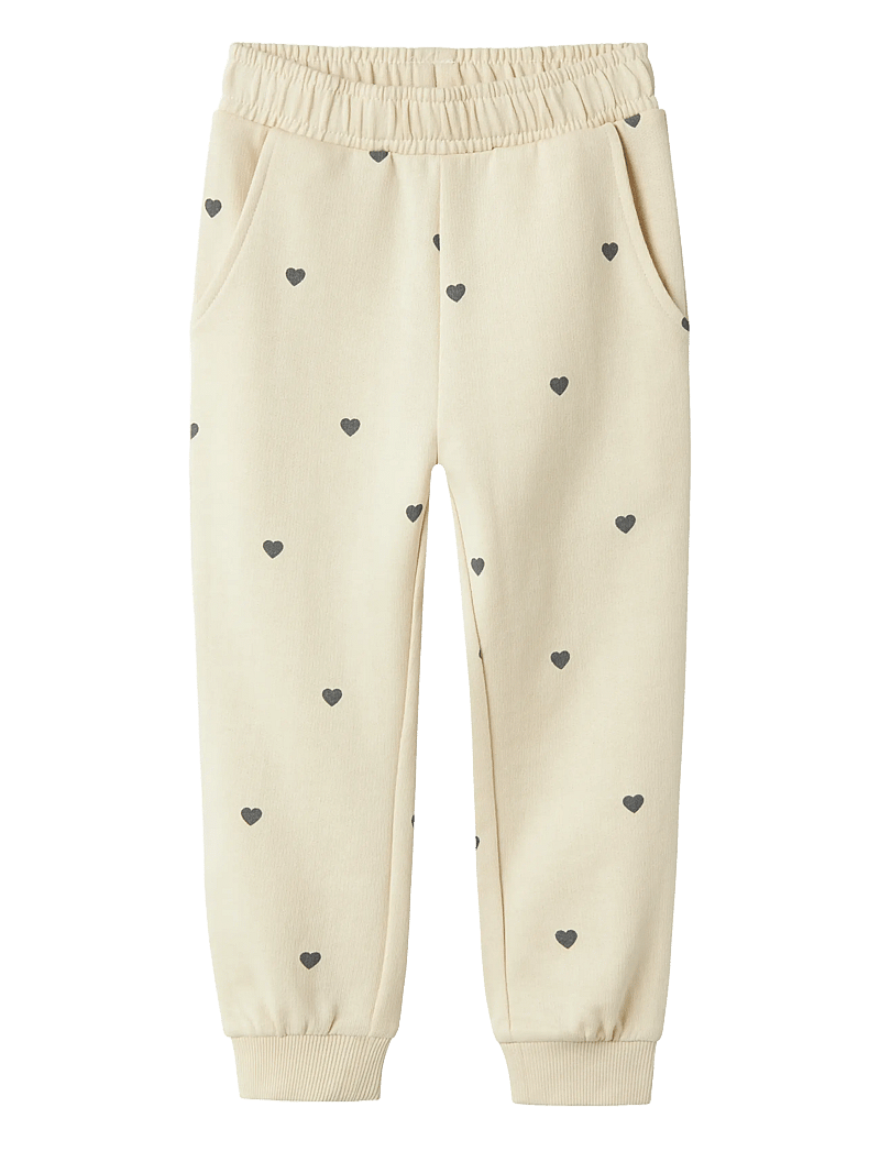name it - NMFVALBA SWE PANT UNB NOOS - jogginghosen - summer sand - 1