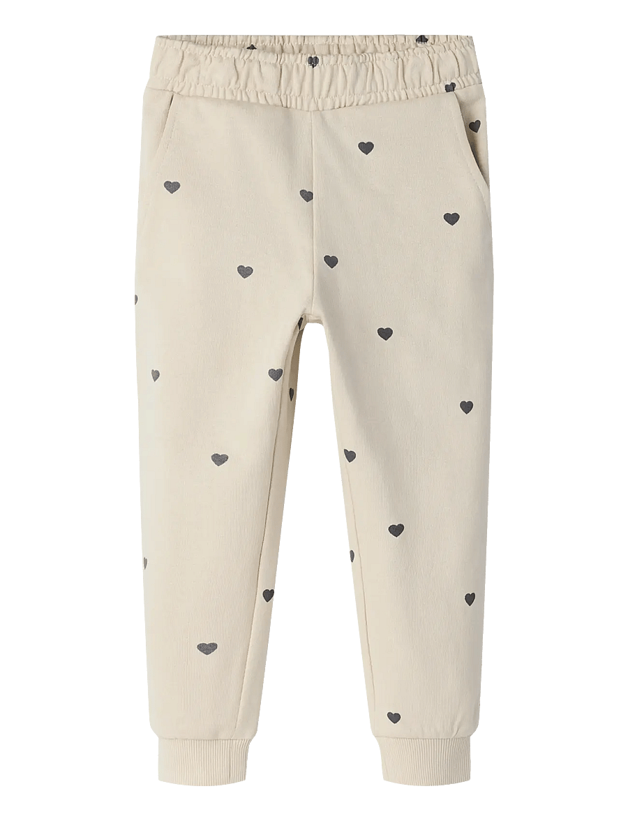 name it - NMFVALBA SWE PANT UNB NOOS - mjukisbyxor - summer sand - 1