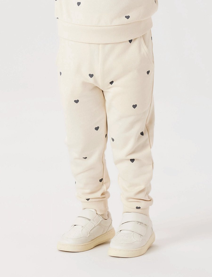 name it - NMFVALBA SWE PANT UNB NOOS - jogginghosen - summer sand - 0