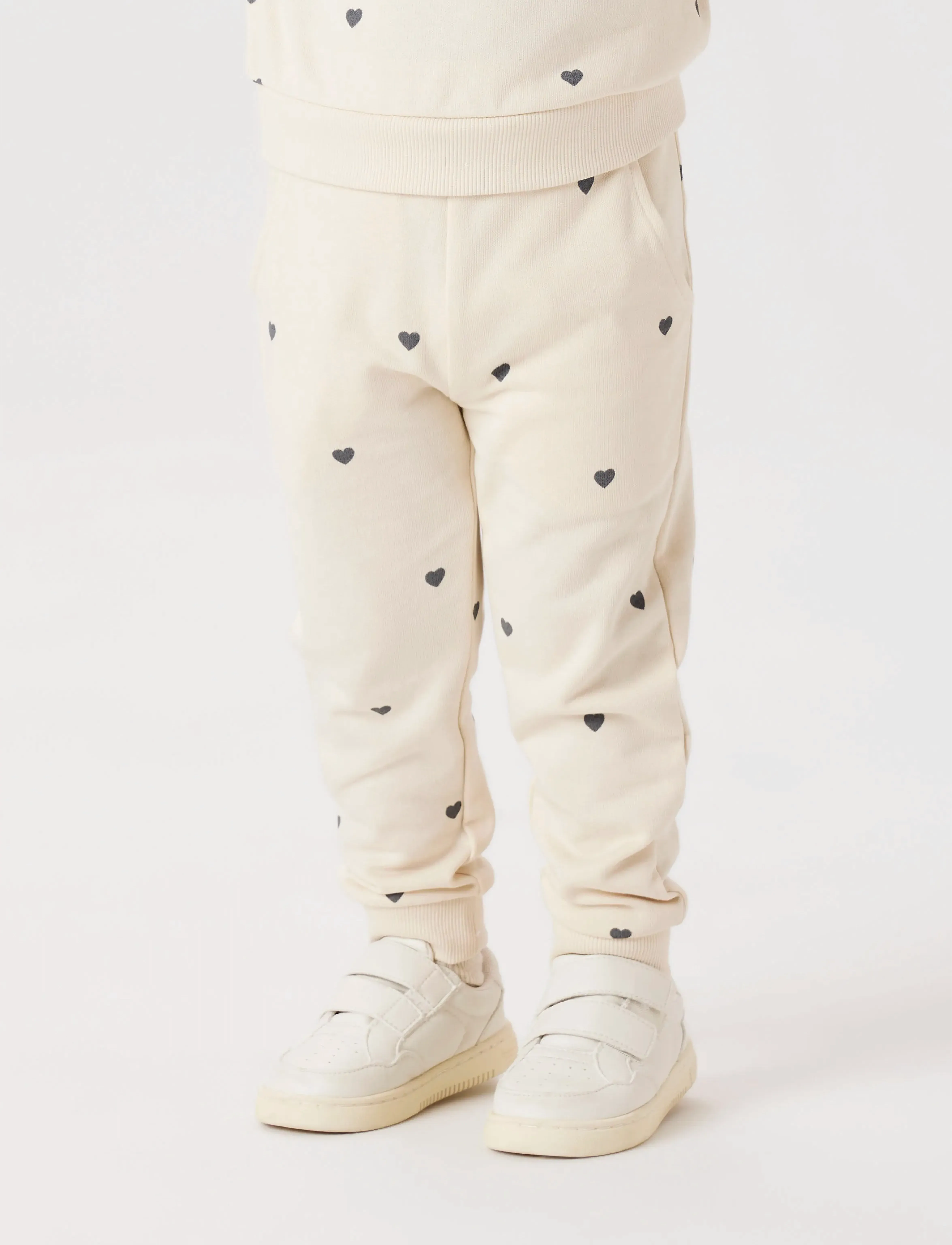 name it - NMFVALBA SWE PANT UNB NOOS - mjukisbyxor - summer sand - 0