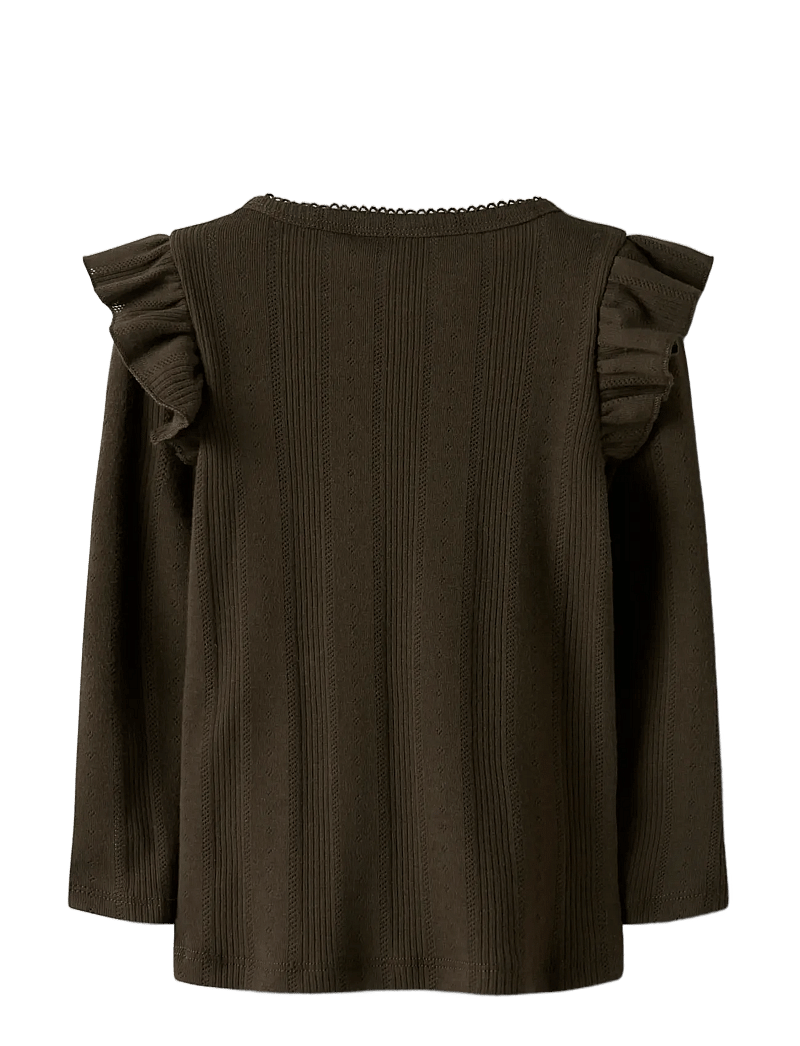 name it - NMFJULIA LS SLIM TOP NOOS - langærmede t-shirts - delicioso - 1