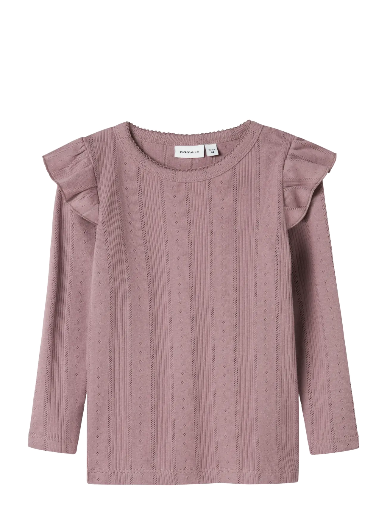 name it NMFJULIA LS SLIM TOP NOOS - Last chance - ELDERBERRY / pink/rose