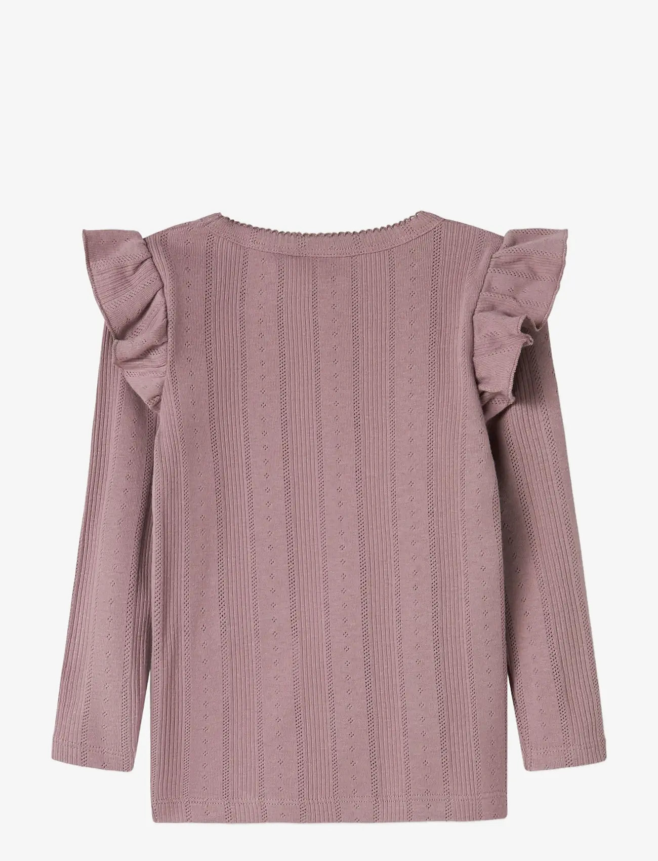 name it - NMFJULIA LS SLIM TOP NOOS - long-sleeved t-shirts - elderberry - 1