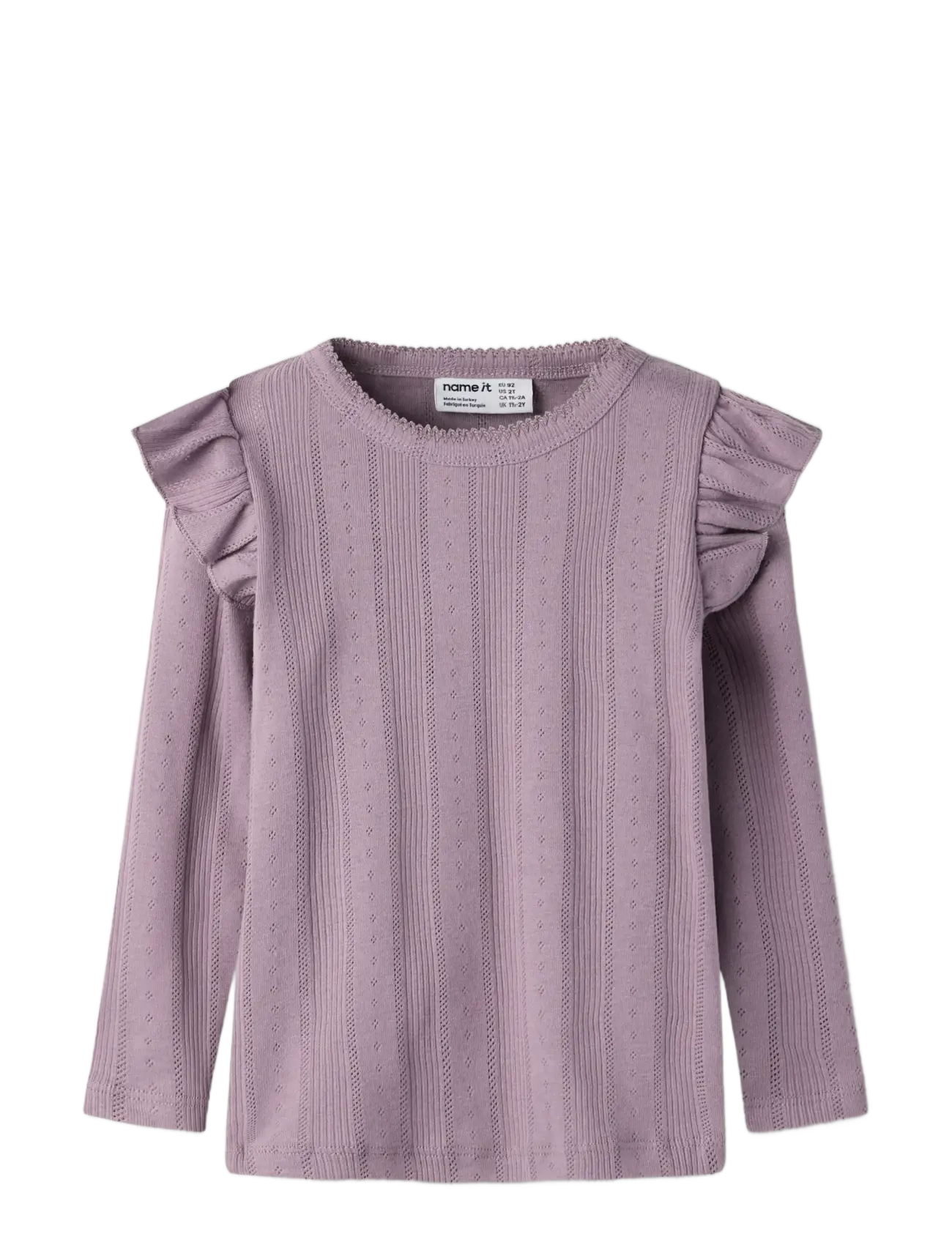 name it - NMFJULIA LS SLIM TOP NOOS - t-shirts - elderberry - 2