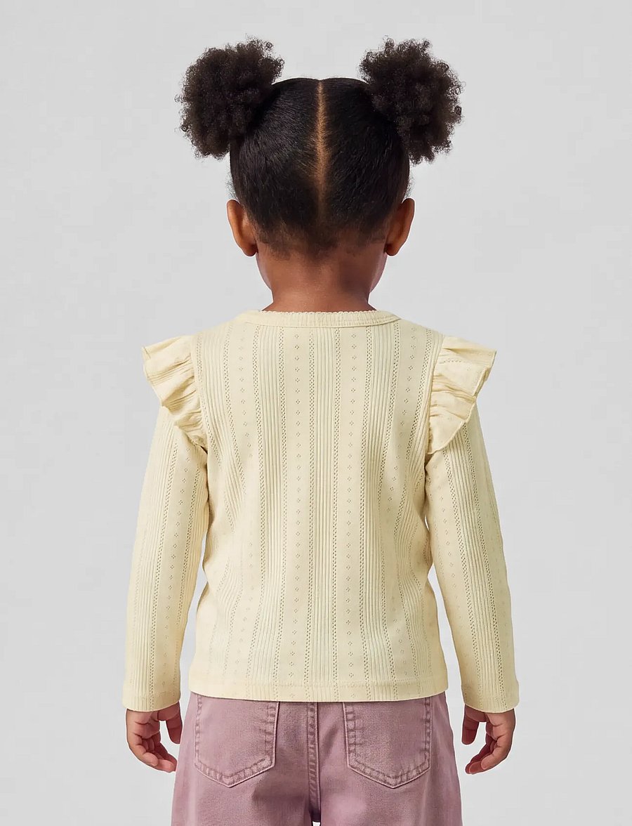 name it - NMFJULIA LS SLIM TOP NOOS - langärmelig - summer sand - 3