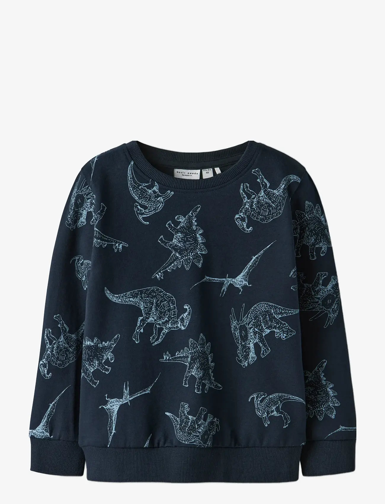 name it - NMMVARON LS AOP SWT UNB NOOS - sweatshirts - dark sapphire - 0