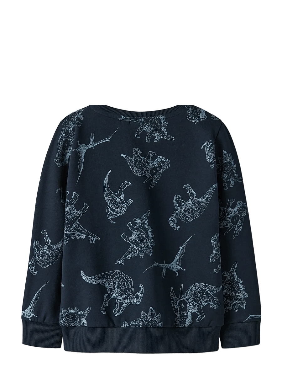 name it - NMMVARON LS AOP SWT UNB NOOS - sweatshirts - dark sapphire - 2