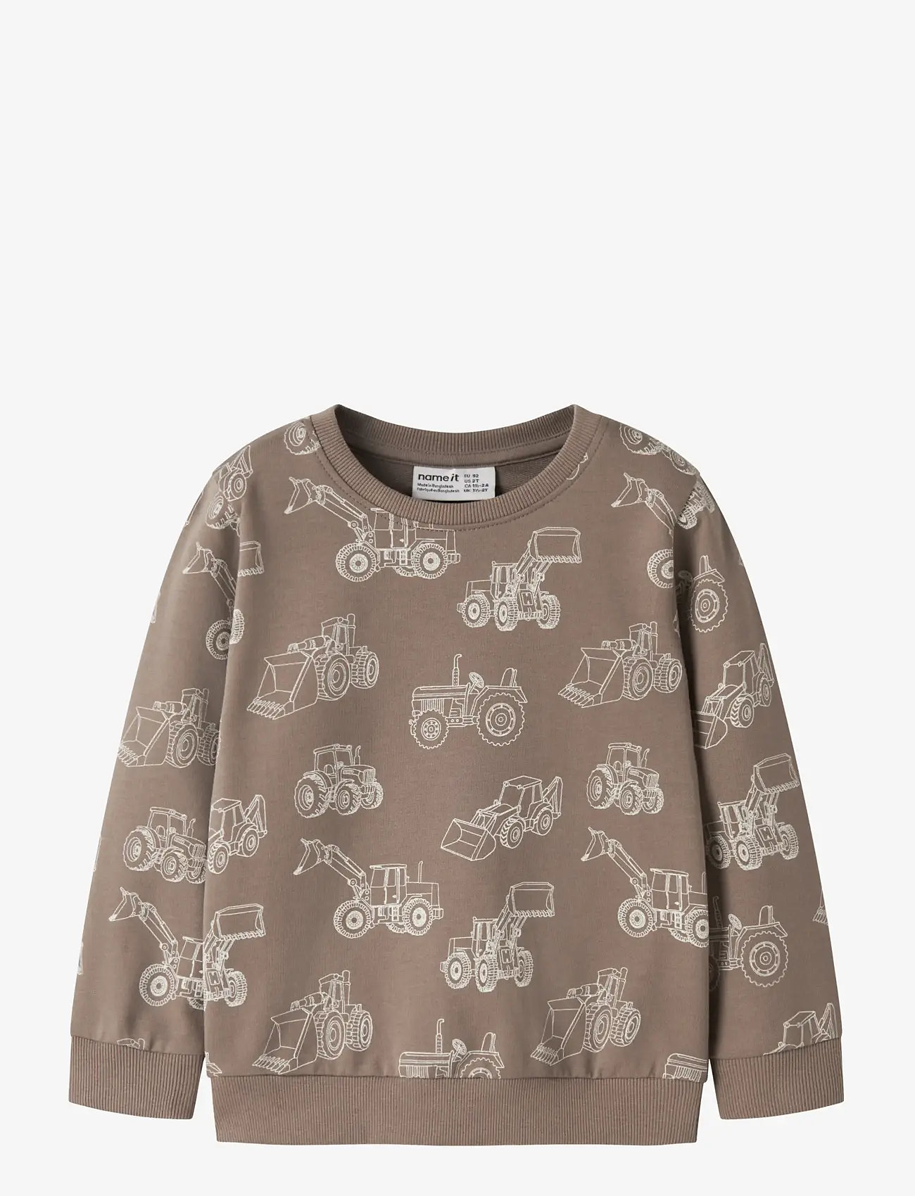 name it - NMMVARON LS AOP SWT UNB NOOS - sweatshirts - fossil - 0