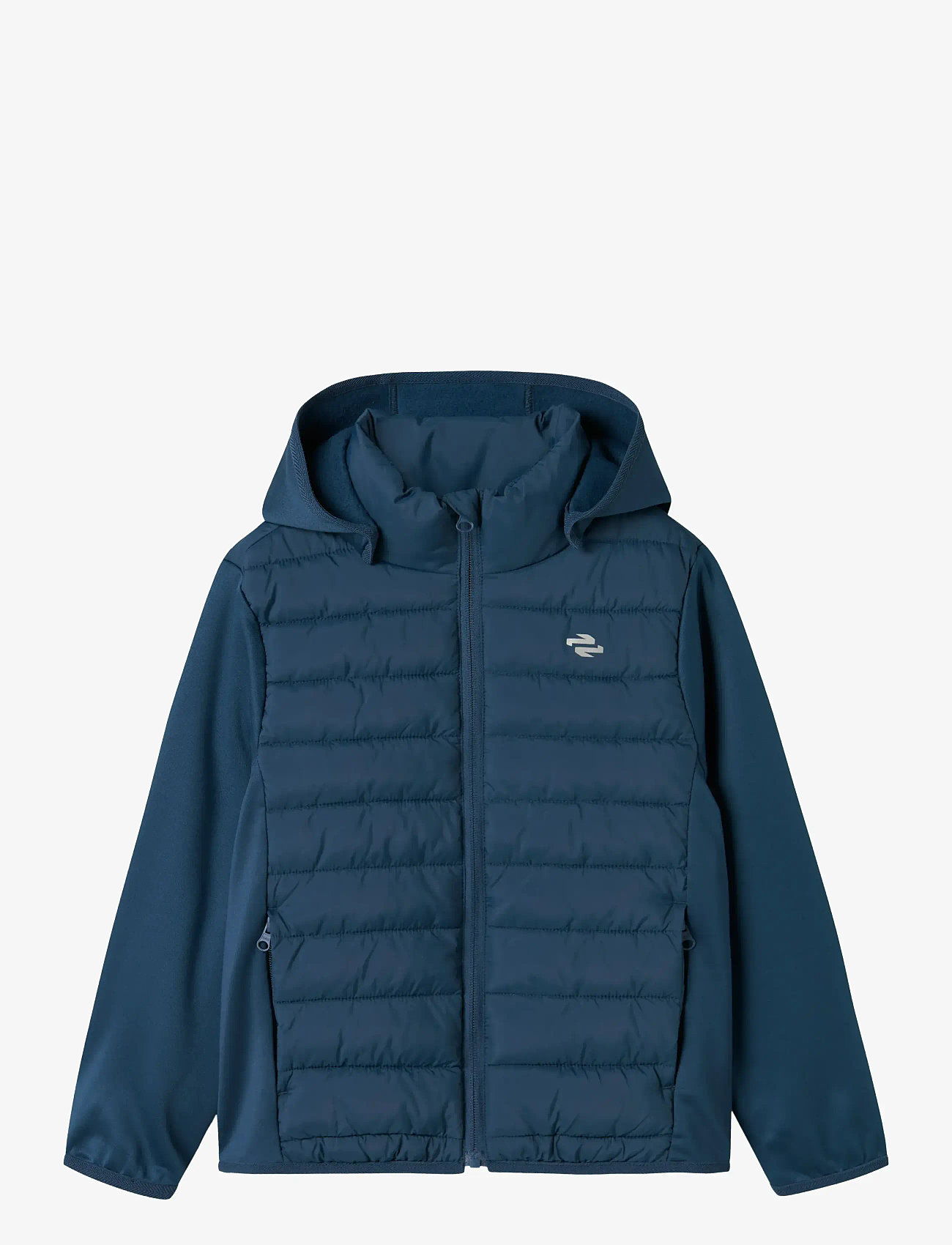 name it - NKNMIO HYBRID JACKET FO TB - vinterjackor - sargasso sea - 0