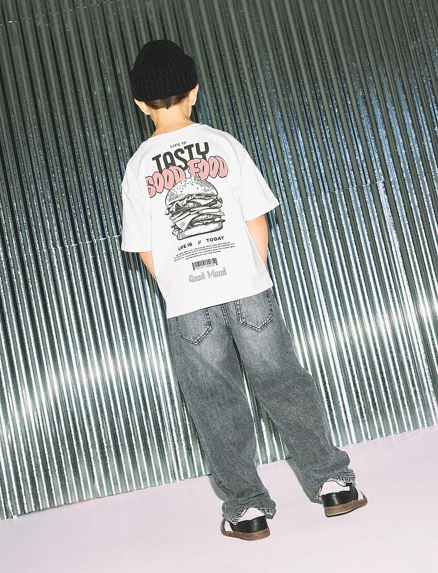 name it - NKMTIBILBO SS RLX TOP - kortærmede t-shirts - cloud dancer - 4
