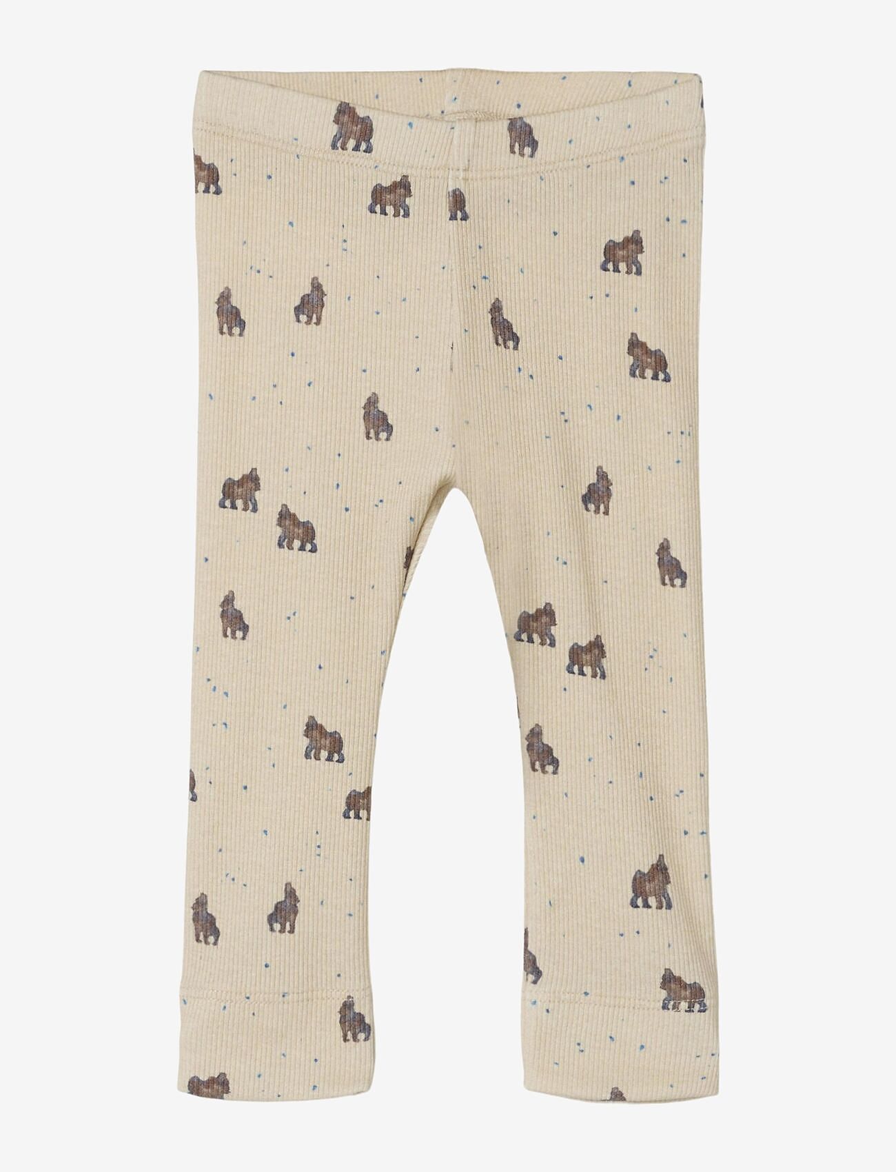 name it - NBMJENNOX XSL LEGGING - fog - 0