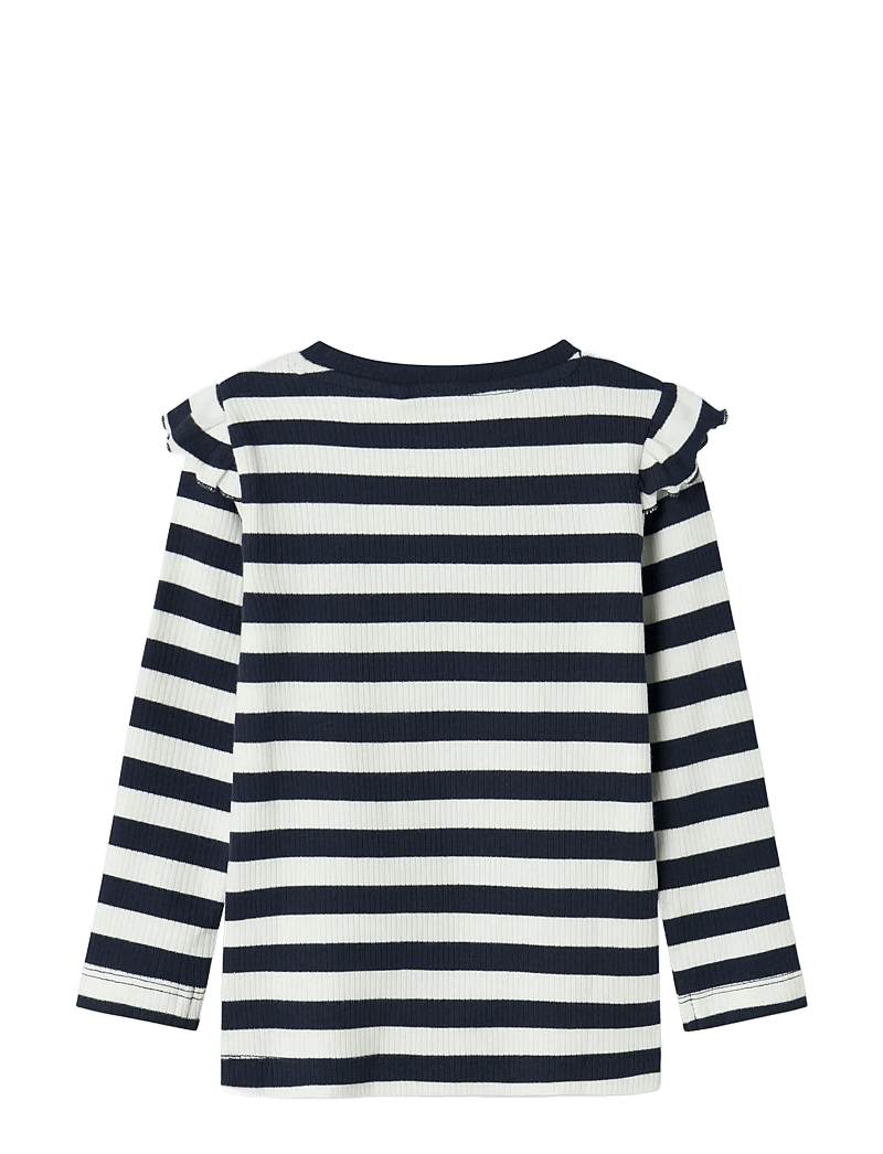 name it - NMFTAIA SLIM LS TOP LNOOS - langärmelig - navy blazer - 1