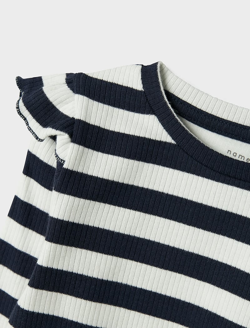 name it - NMFTAIA SLIM LS TOP LNOOS - langärmelig - navy blazer - 2