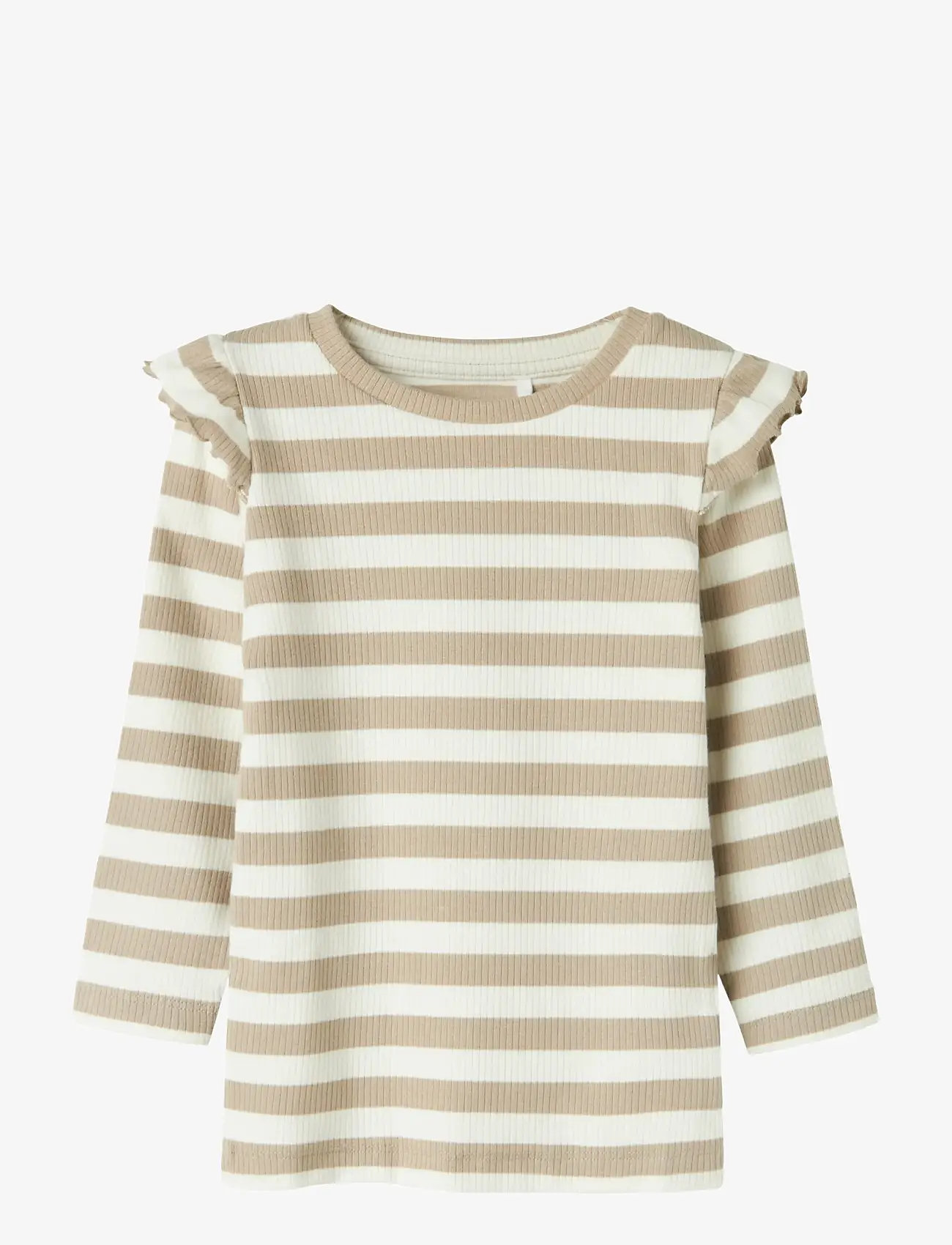 name it - NMFTAIA SLIM LS TOP LNOOS - langærmede - pure cashmere - 0