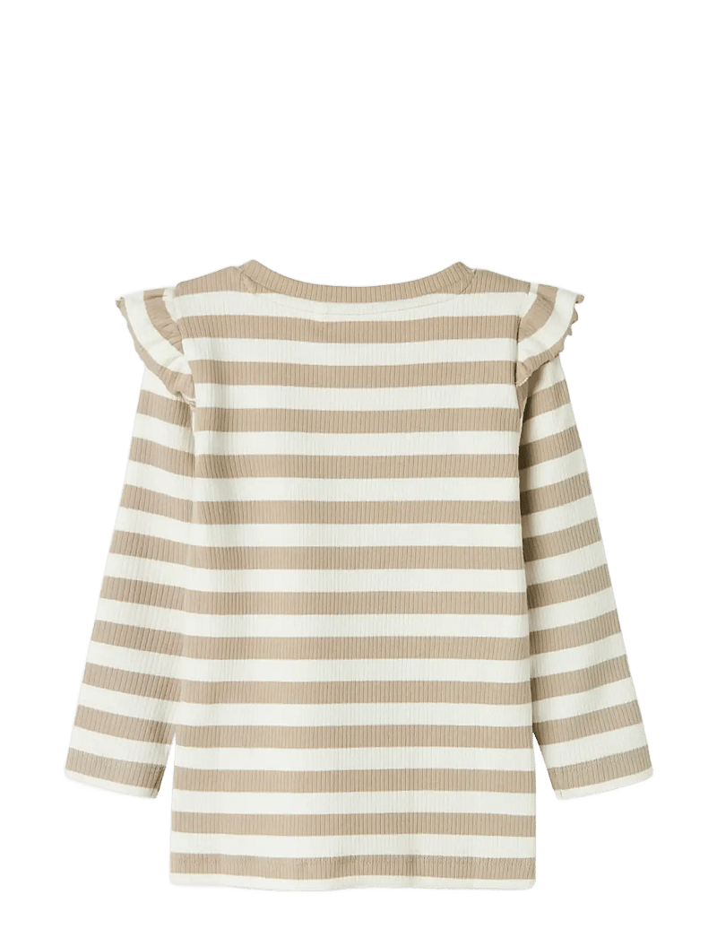 name it - NMFTAIA SLIM LS TOP LNOOS - langærmede t-shirts - pure cashmere - 1