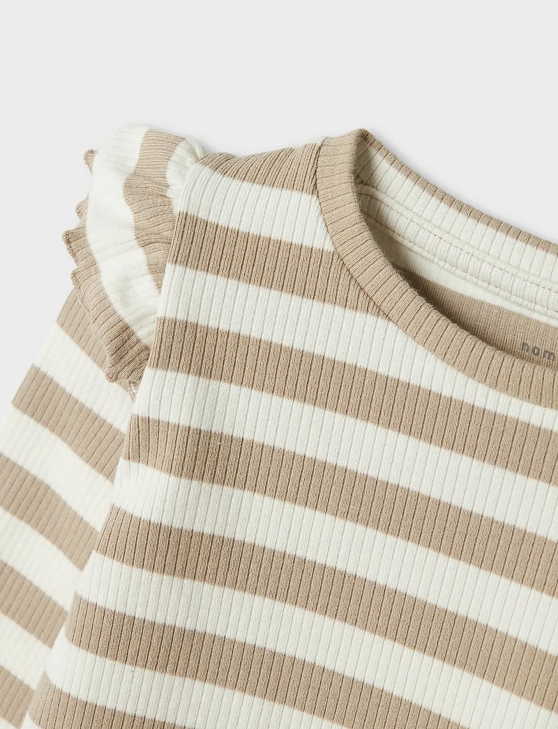 name it - NMFTAIA SLIM LS TOP LNOOS - langærmede t-shirts - pure cashmere - 2