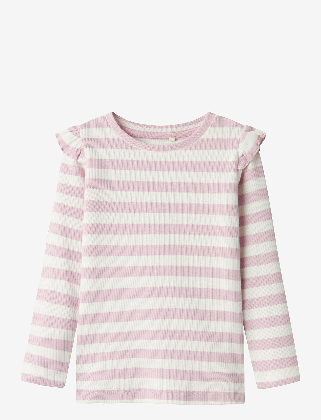 name it - NMFTAIA SLIM LS TOP LNOOS - efterårstøj - winsome orchid - 0