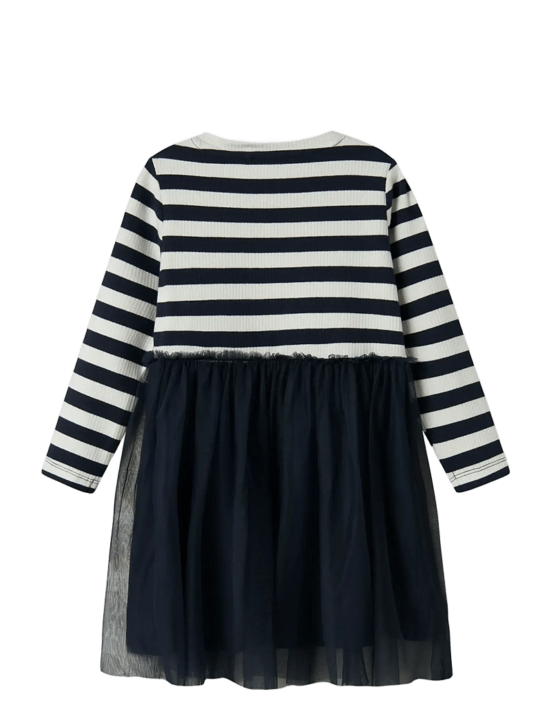 name it - NMFTAIA LS DRESS - langärmelige freizeitkleider - navy blazer - 1