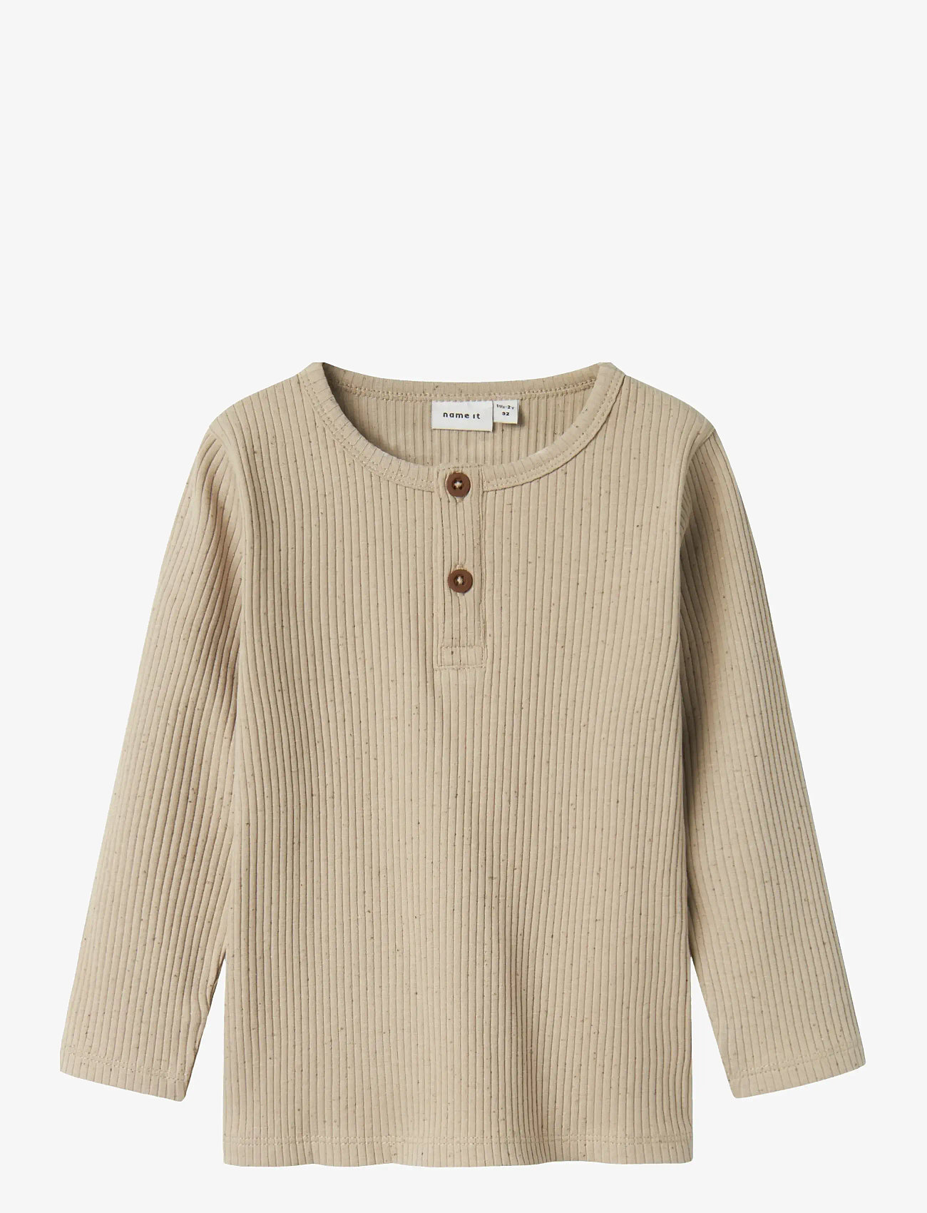 name it - NMMBART LS SLIM TOP - pure cashmere - 1