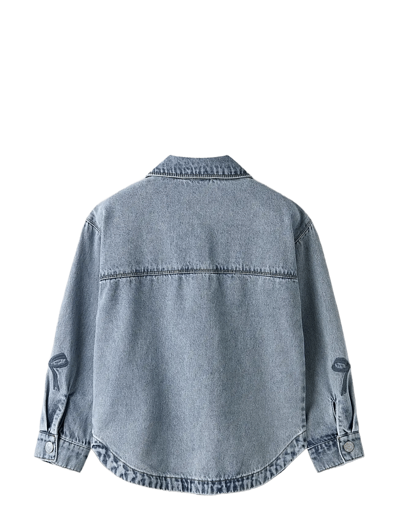 name it - NKFGLORIA DNM EMB JACKET 7511-ZA T - jeansjacken - medium blue denim - 2
