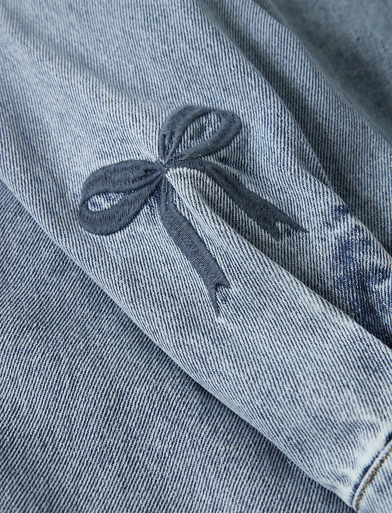 name it - NKFGLORIA DNM EMB JACKET 7511-ZA T - jeansjacken - medium blue denim - 3