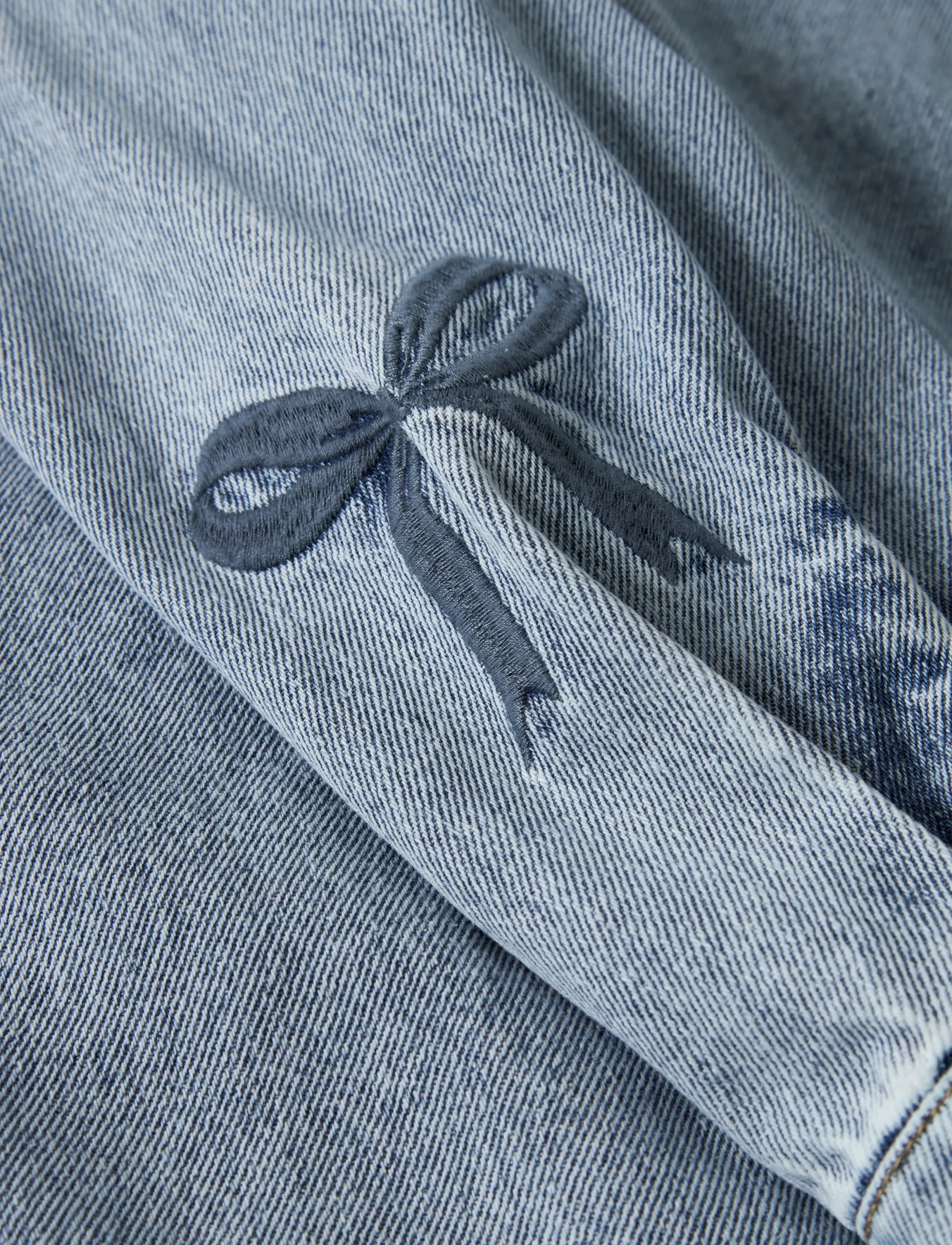 name it - NKFGLORIA DNM EMB JACKET 7511-ZA T - denim & corduroy - medium blue denim - 3