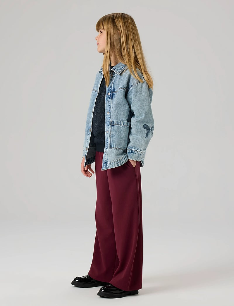 name it - NKFGLORIA DNM EMB JACKET 7511-ZA T - jeansjacken - medium blue denim - 4