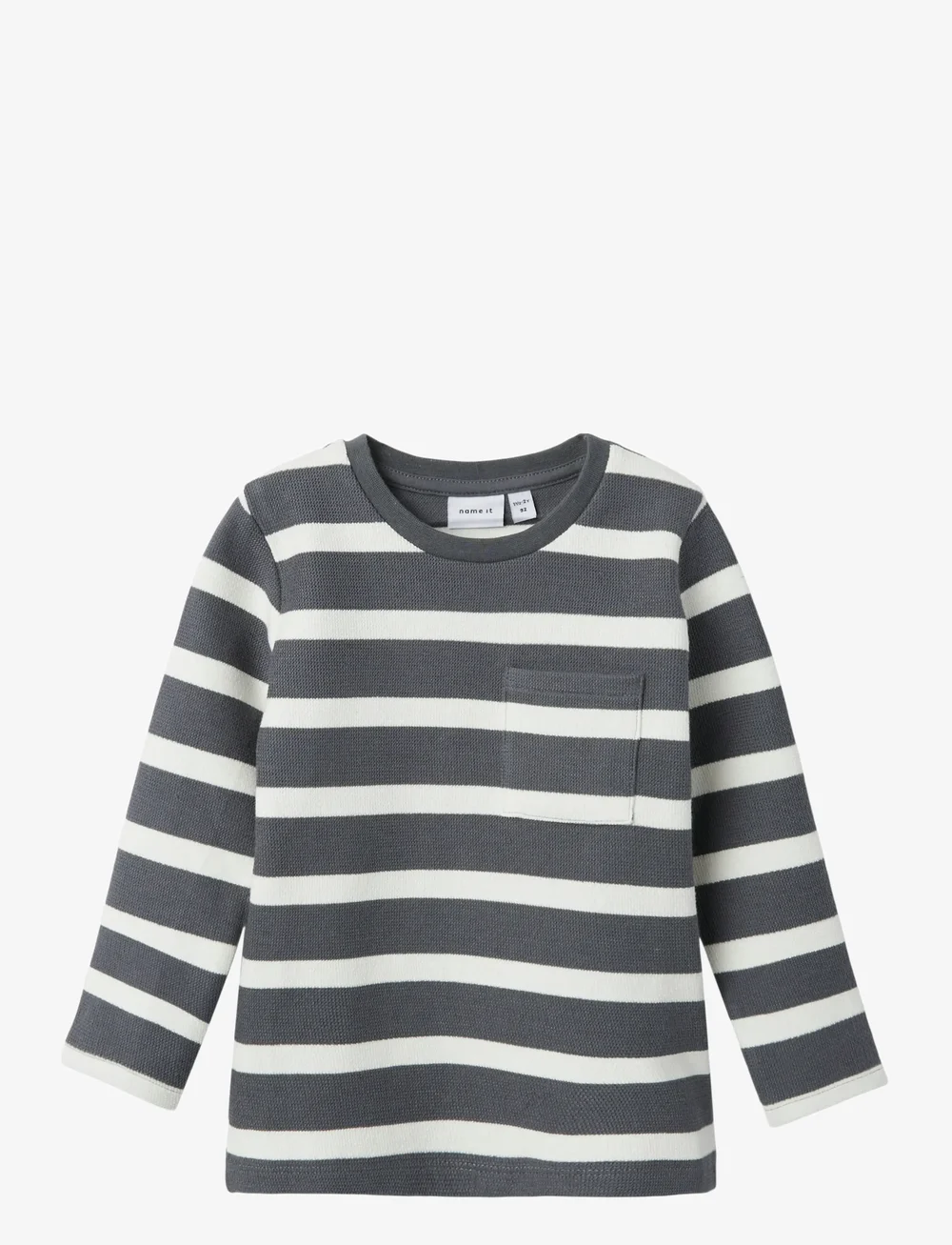 name it - NMMTHOKE LS TOP BOX - langærmede t-shirts - lava smoke - 0