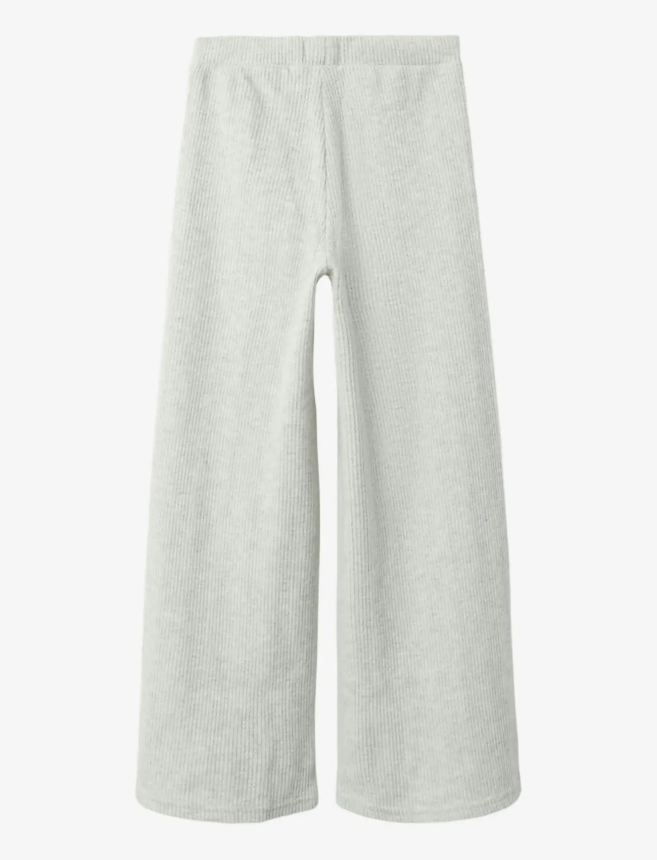 name it - NKFTULPU WIDE PANT - sügisesed riided - light grey melange - 1