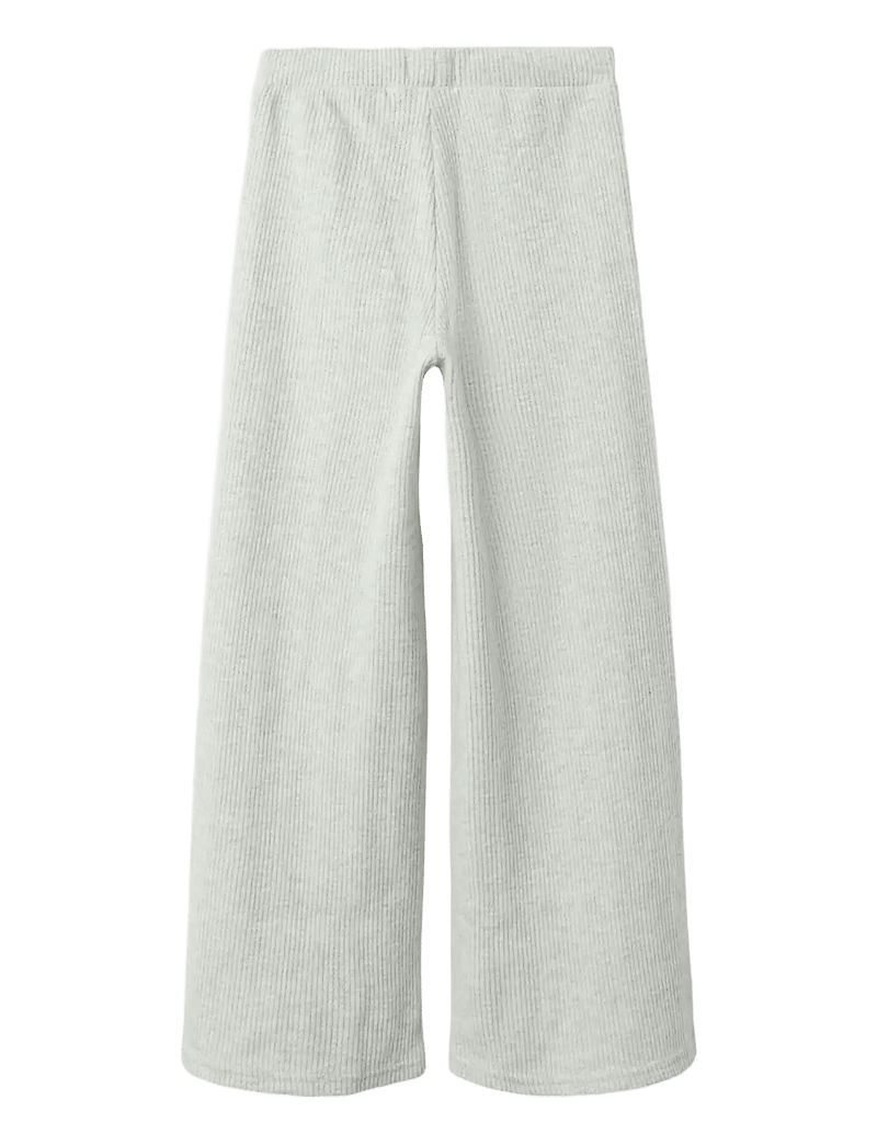 name it - NKFTULPU WIDE PANT - shop op leeftijd - light grey melange - 2