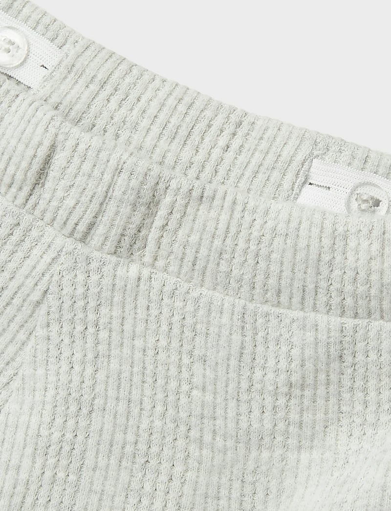 name it - NKFTULPU WIDE PANT - shop op leeftijd - light grey melange - 3