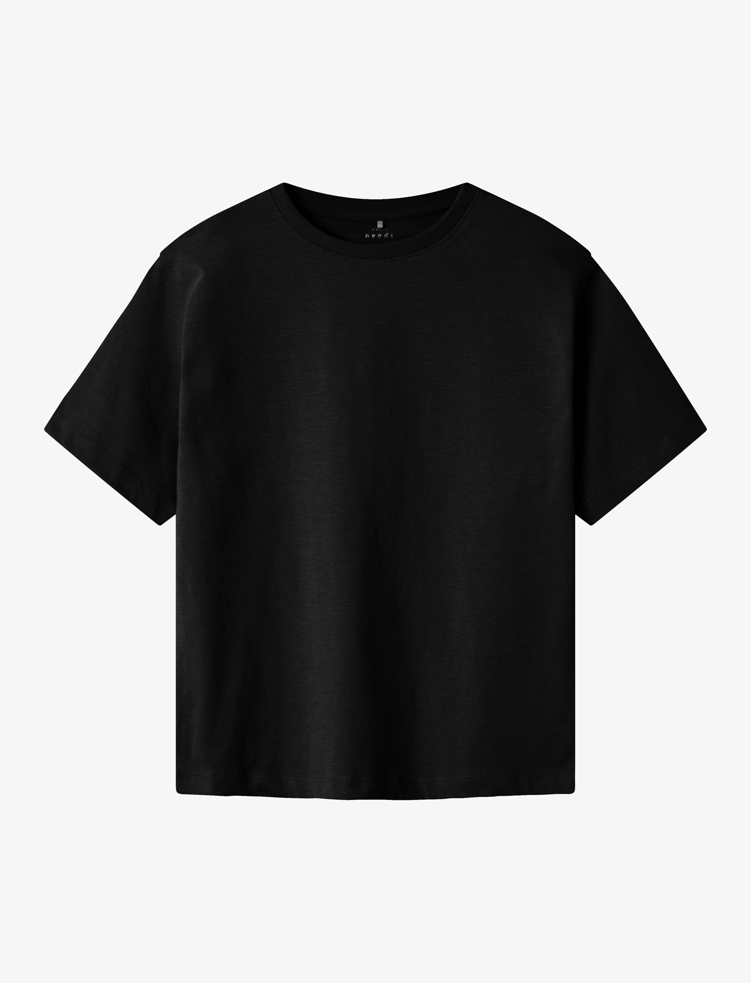 name it NKMVOBBO SS NREG TOP NOOS - Kläder - BLACK / black