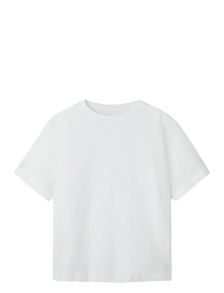 name it - NKMVOBBO SS NREG TOP NOOS - kurzärmelige - bright white - 0