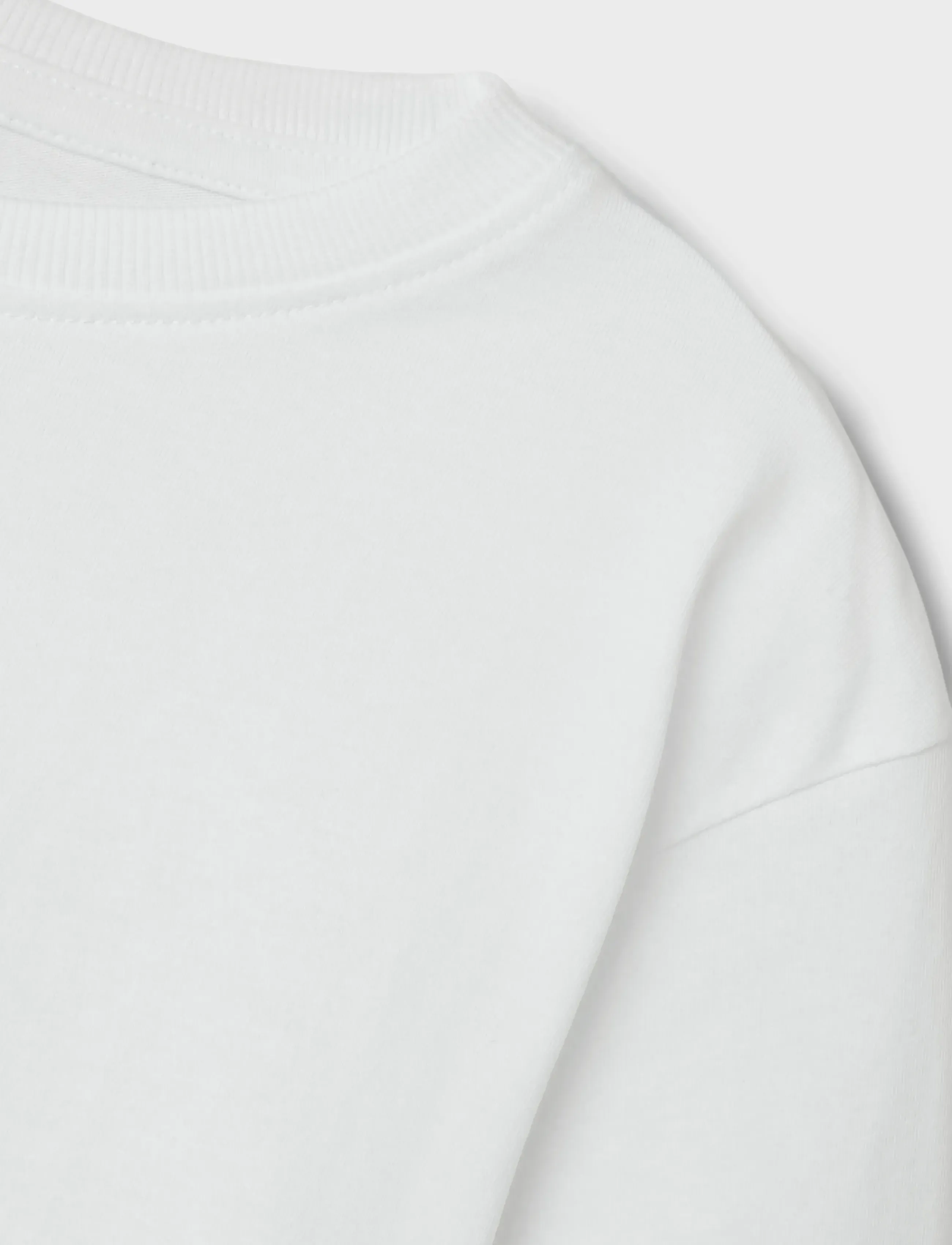name it - NKMVOBBO SS NREG TOP NOOS - stutterma bolir - bright white - 2