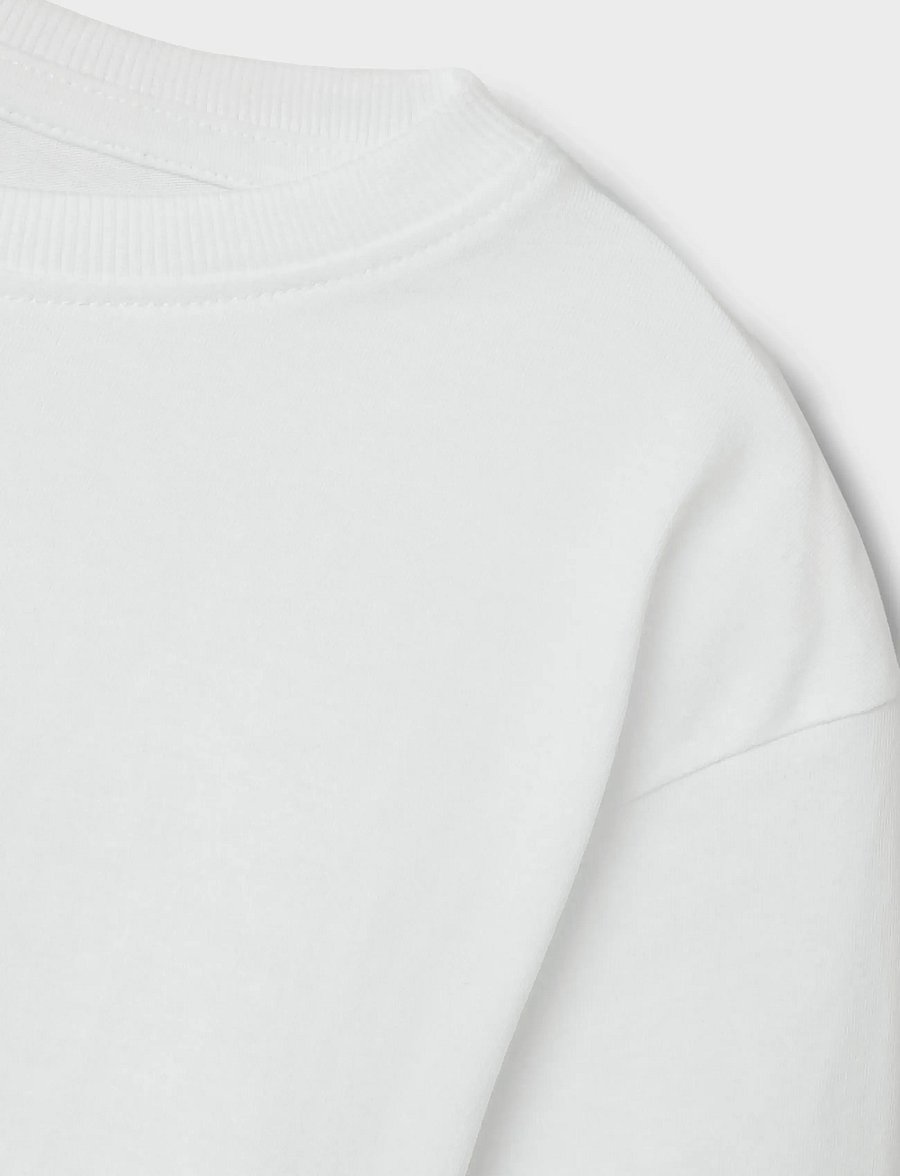 name it - NKMVOBBO SS NREG TOP NOOS - kurzärmelige - bright white - 2