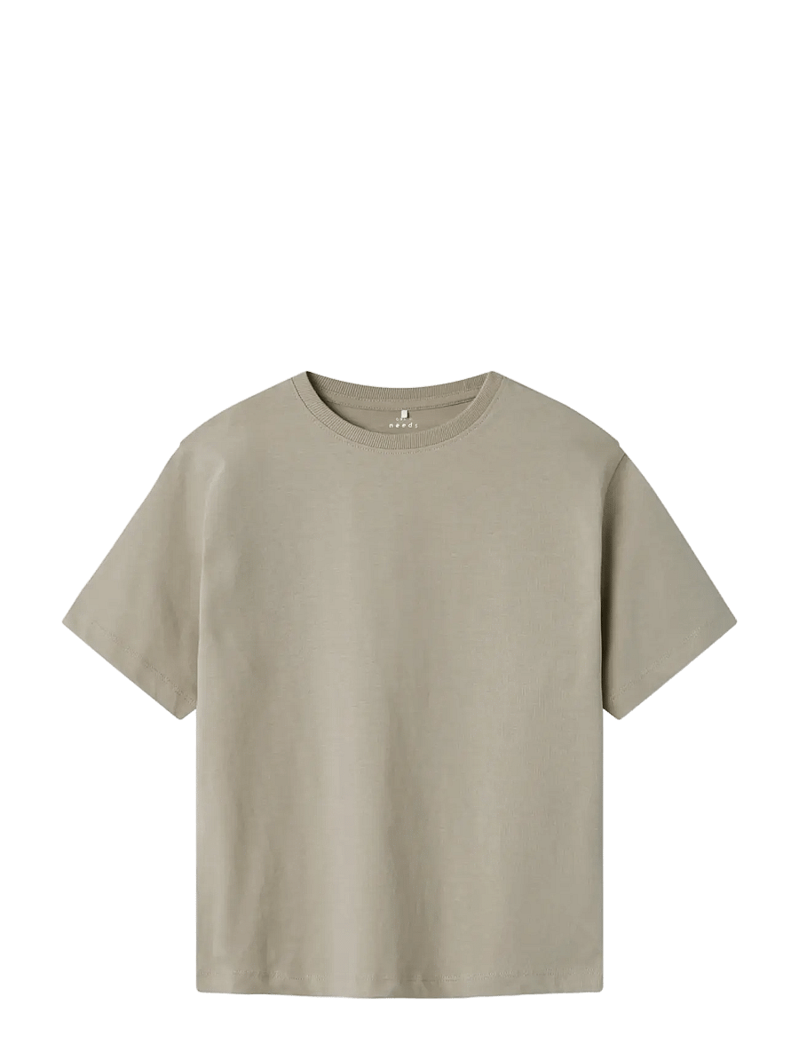 name it - NKMVOBBO SS NREG TOP NOOS - kurzärmelige - pure cashmere - 1