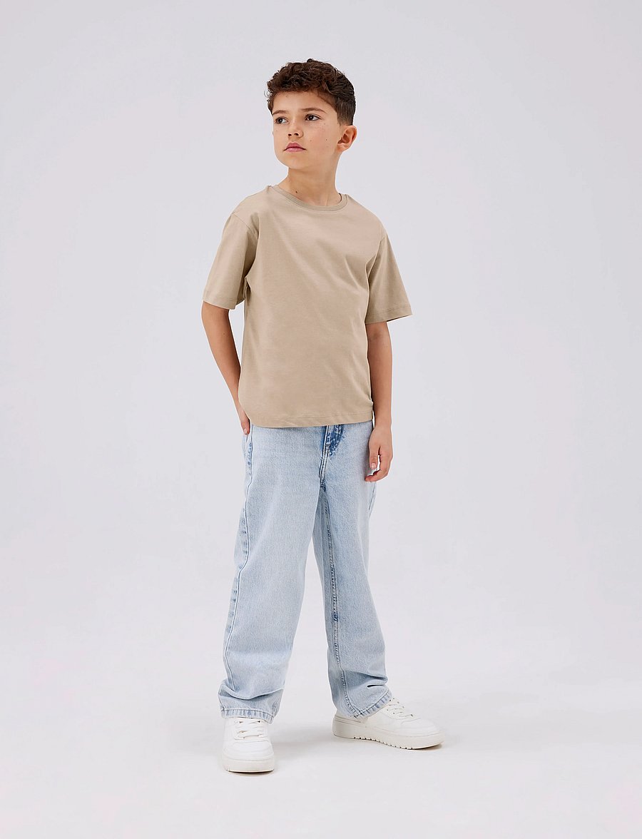 name it - NKMVOBBO SS NREG TOP NOOS - kurzärmelige - pure cashmere - 3