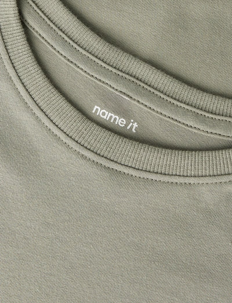 name it - NKMVOBBO SS NREG TOP NOOS - kurzärmelige - shadow - 2