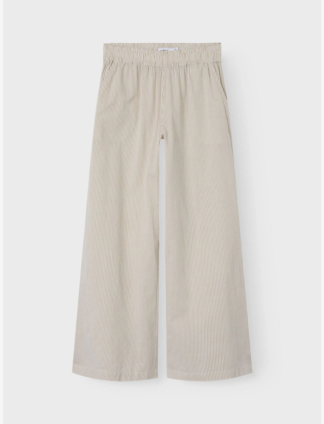 name it - NKFJELAILA WIDE PANT - savannah tan - 2