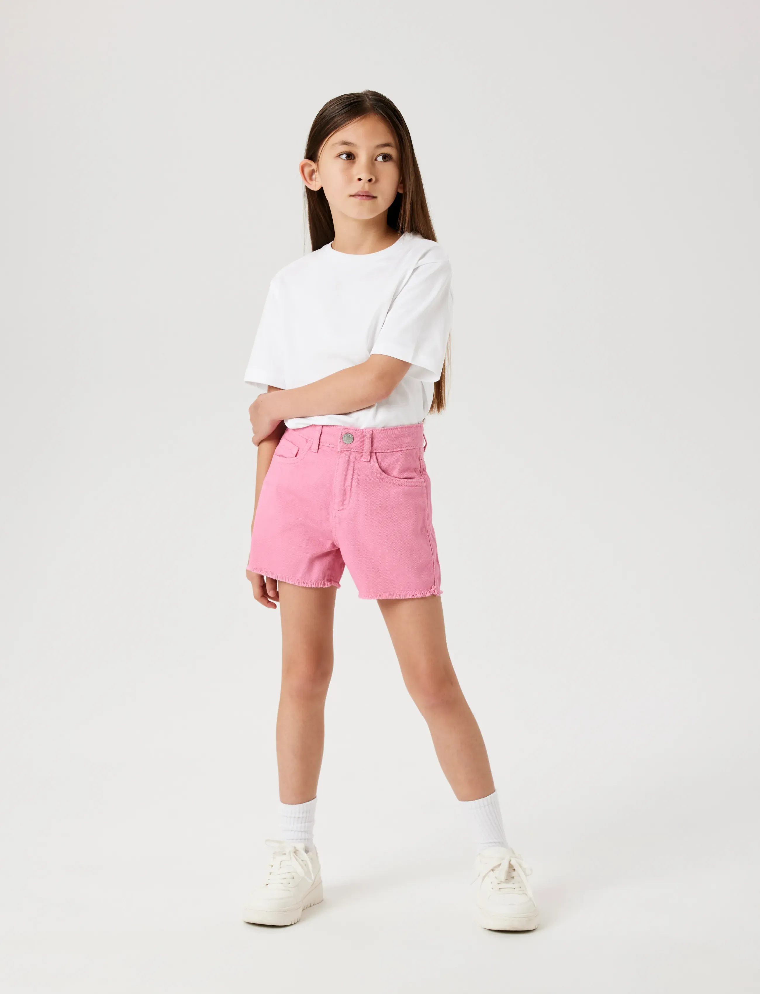 name it - NKFROSE MOM TWI SHORTS 3248-TW TB NOOS - jeansshorts - aurora pink - 4