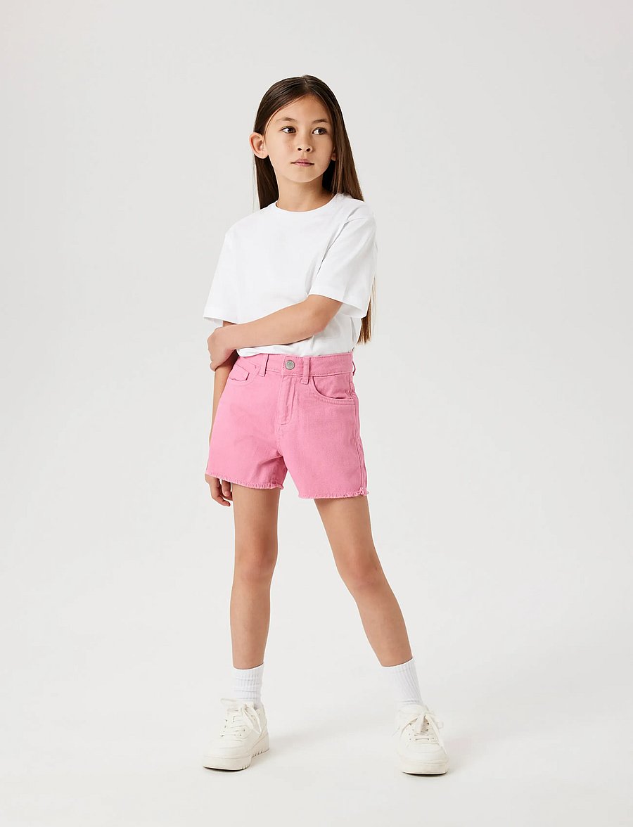 name it - NKFROSE MOM TWI SHORTS 3248-TW TB NOOS - jeansshorts - aurora pink - 4