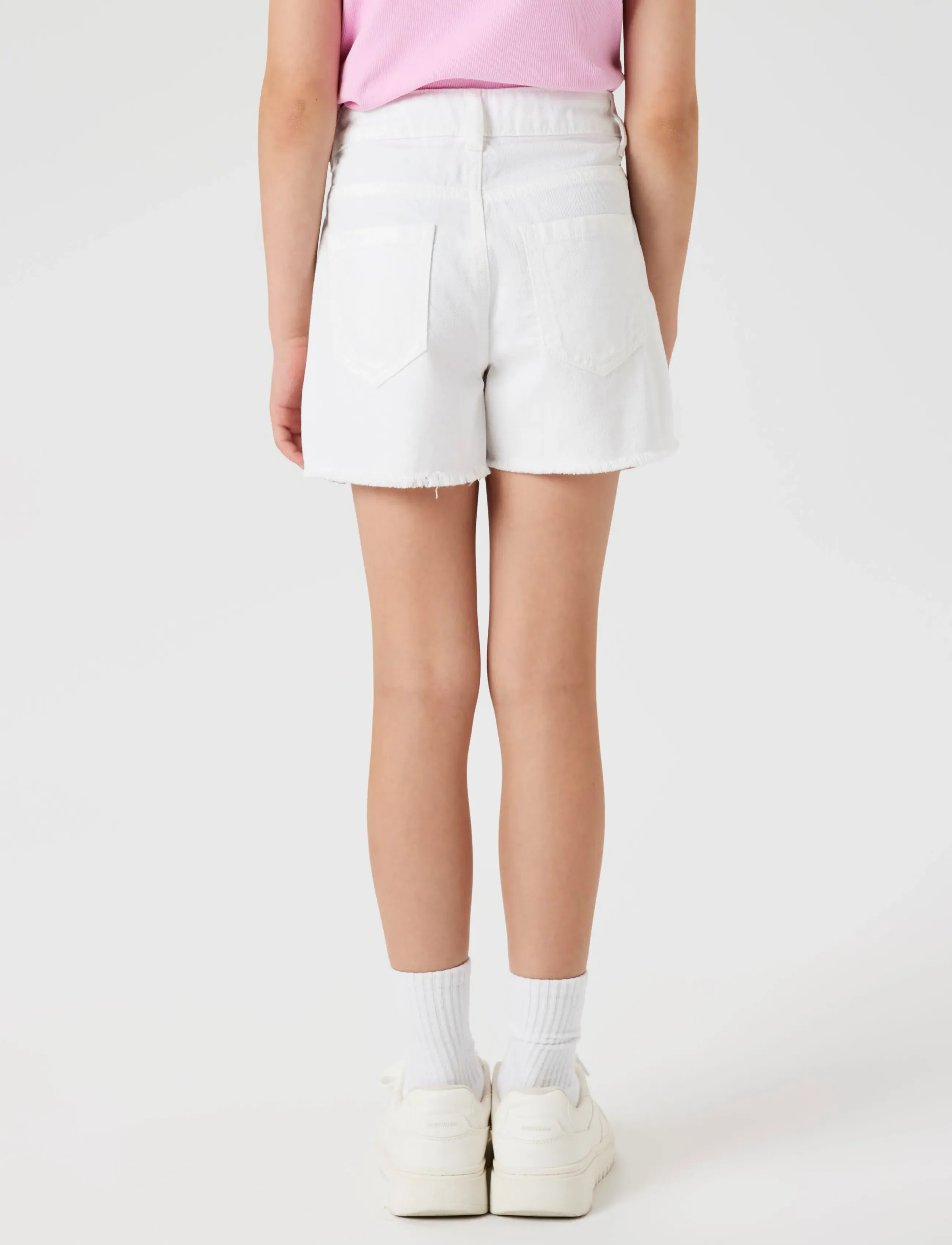 name it - NKFROSE MOM TWI SHORTS 3248-TW TB NOOS - jeansshorts - lucent white - 3