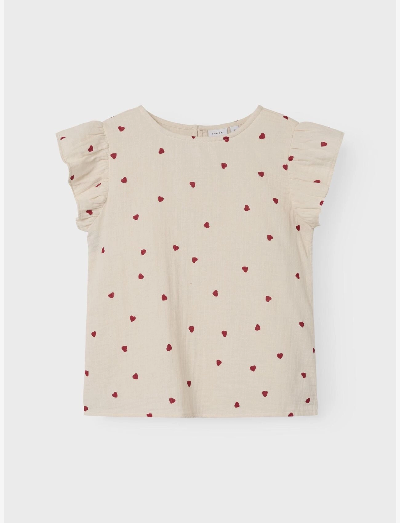 name it - NKFJYTTA SS SHORT LOOSE TOP - turtledove - 2