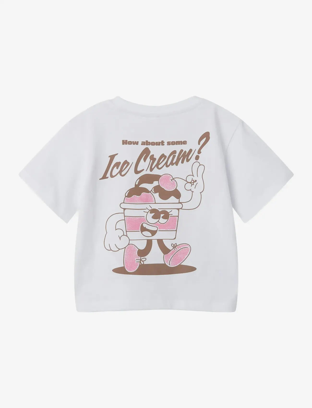 name it - NMFJELLIAN SS NREG TOP - bright white - 1