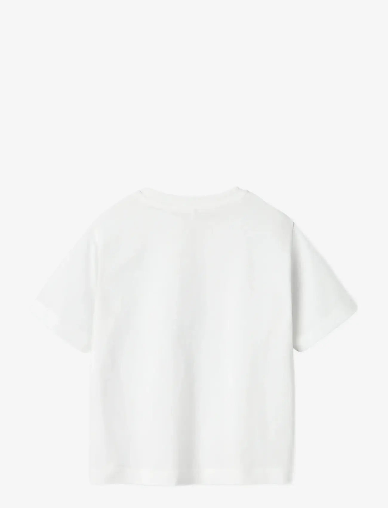 name it - NMMVOBBO SS NREG TOP NOOS - t-shirts à manches courtes - bright white - 2