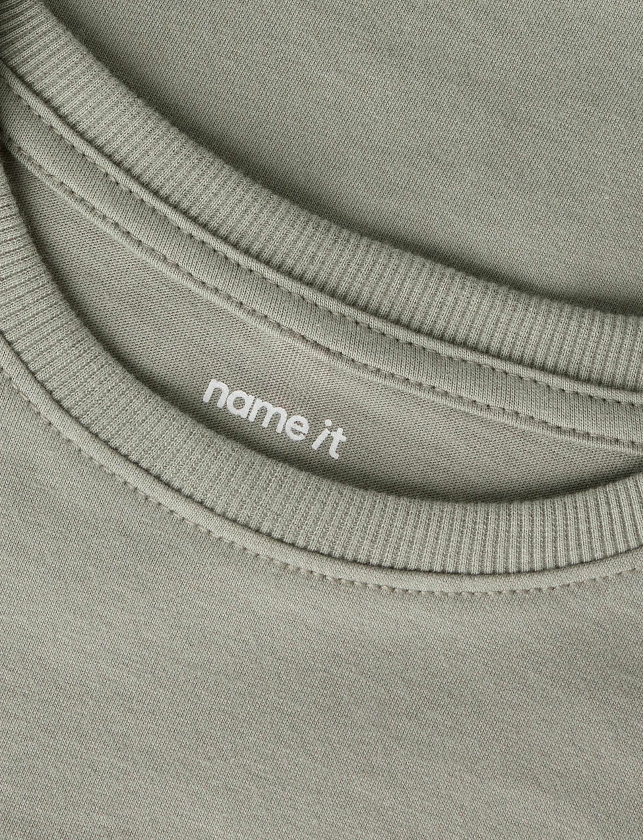 name it - NMMVOBBO SS NREG TOP NOOS - lühikeste varrukatega t-särgid - shadow - 3