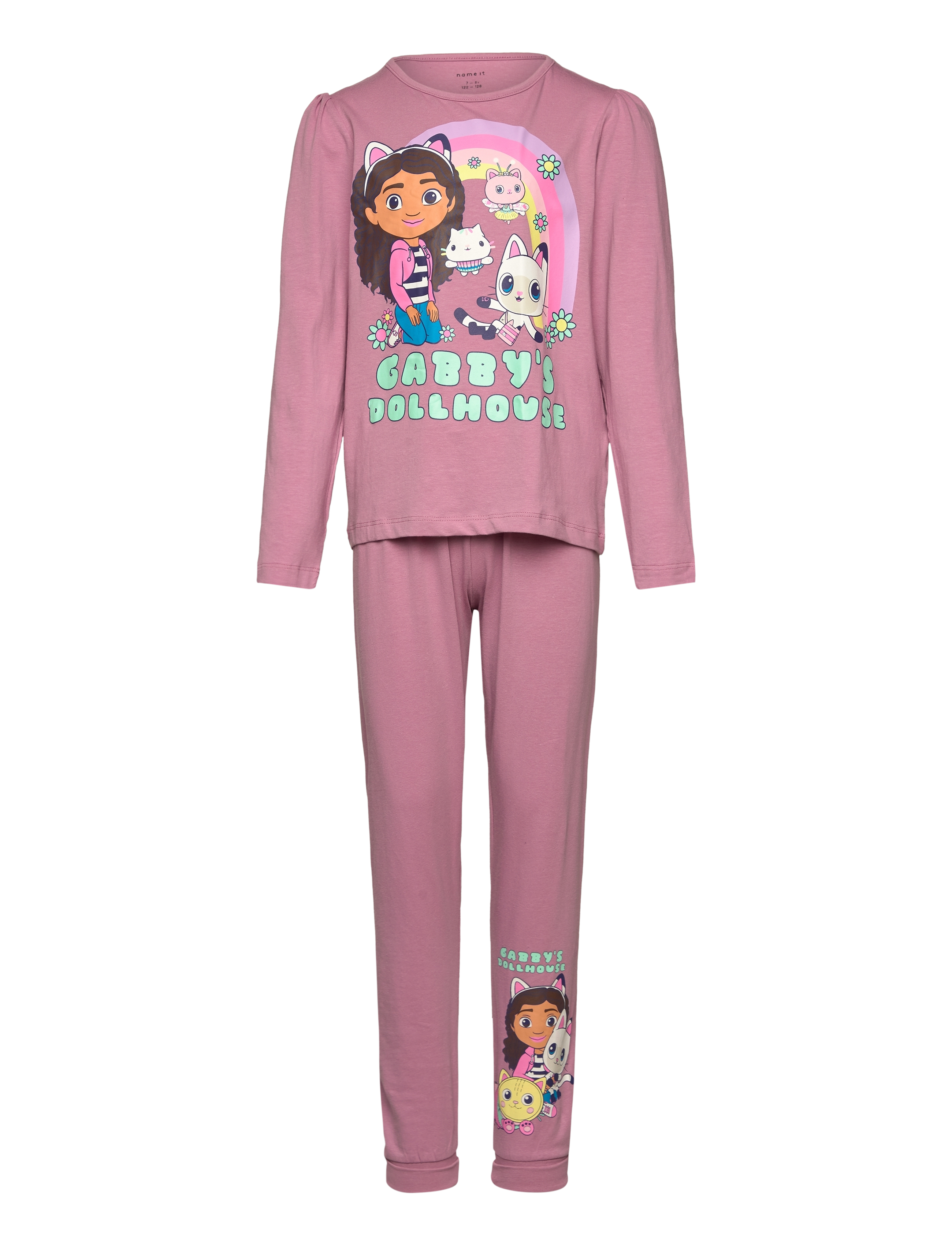 name it Nmfsaba Gabby Ls Nightset Noos Sky, 86/92, Pyjamas, Rosa - Pyjama Sets, Kinder
