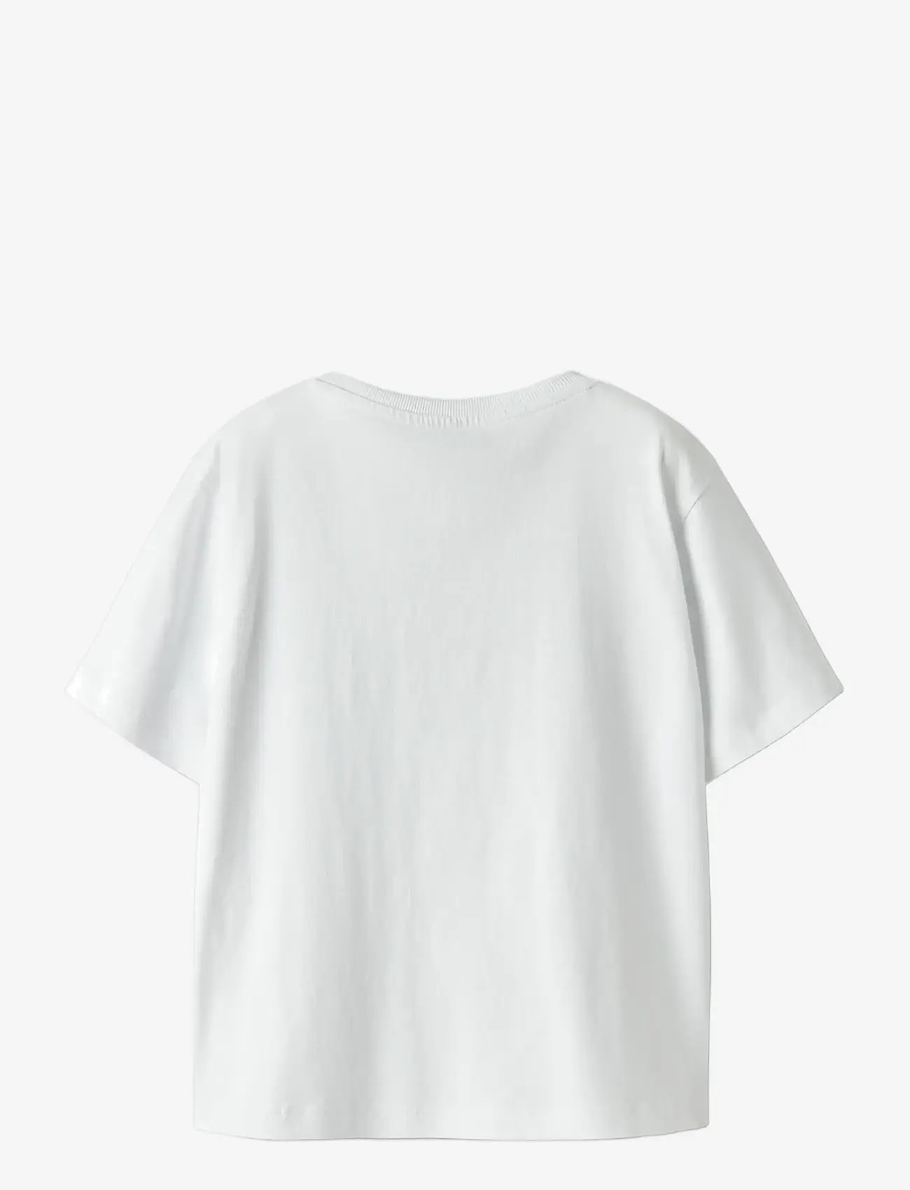 name it - NKMVOTO SS NREG TOP - kortærmede t-shirts - bright white - 2