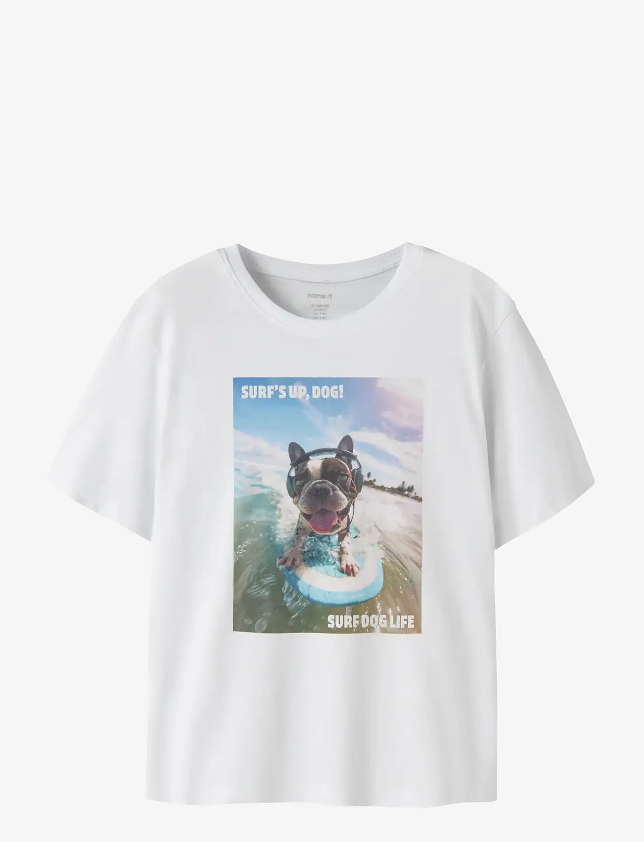 name it - NKMVOTO SS NREG TOP - kurzärmelige - bright white - 0