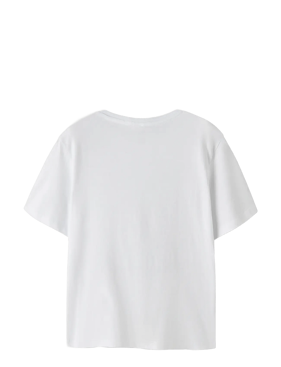 name it - NKMVOTO SS NREG TOP - t-krekli ar īsām piedurknēm - bright white - 1